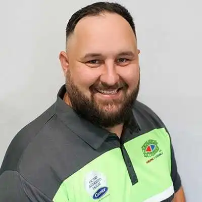 Aaron Black service manager at Mechanical Extremes HVAC in Michigan