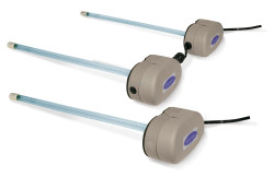 UV germicidal lamp installed in an HVAC system by Mechanical Extremes in Michigan