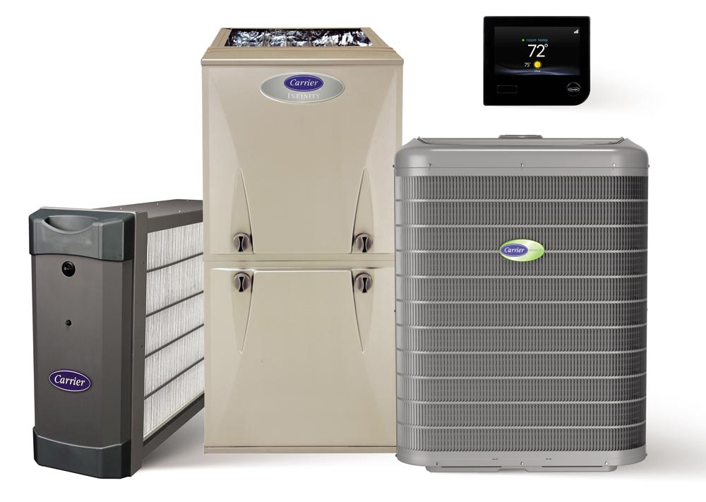 Carrier Infinity HVAC system installation available through Mechanical Extremes