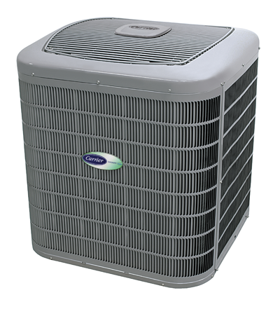 Carrier Infinity air conditioner installed by Mechanical Extremes for Michigan homeowners
