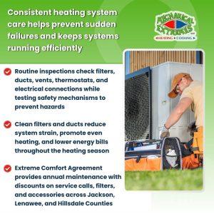 Mechanical Extremes Heating & Cooling LLC Keeps Homes Warm in Cement City