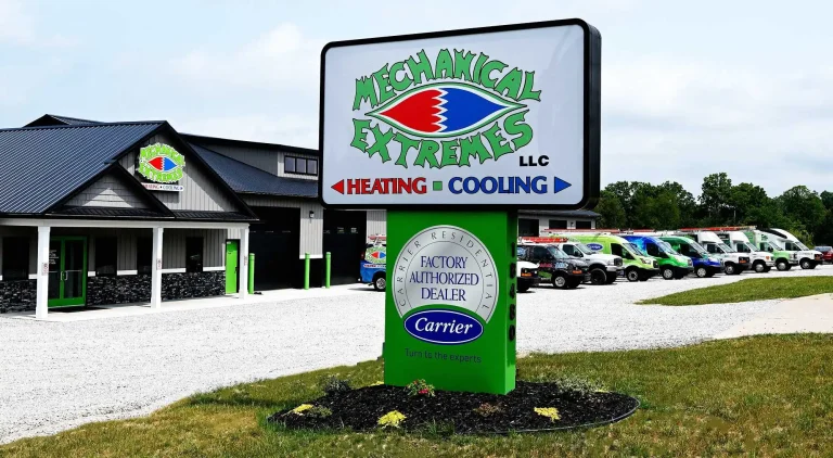 Mechanical Extremes branded service van used for HVAC calls across Michigan