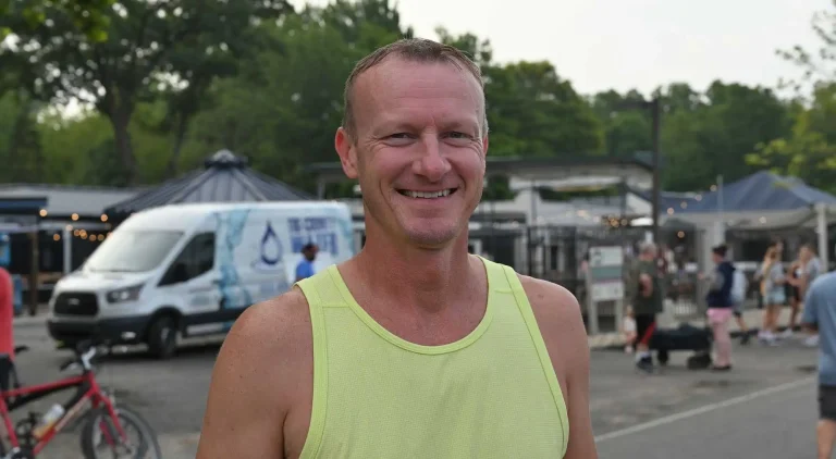Harold Wilkes of Mechanical Extremes participating in a Michigan community road race