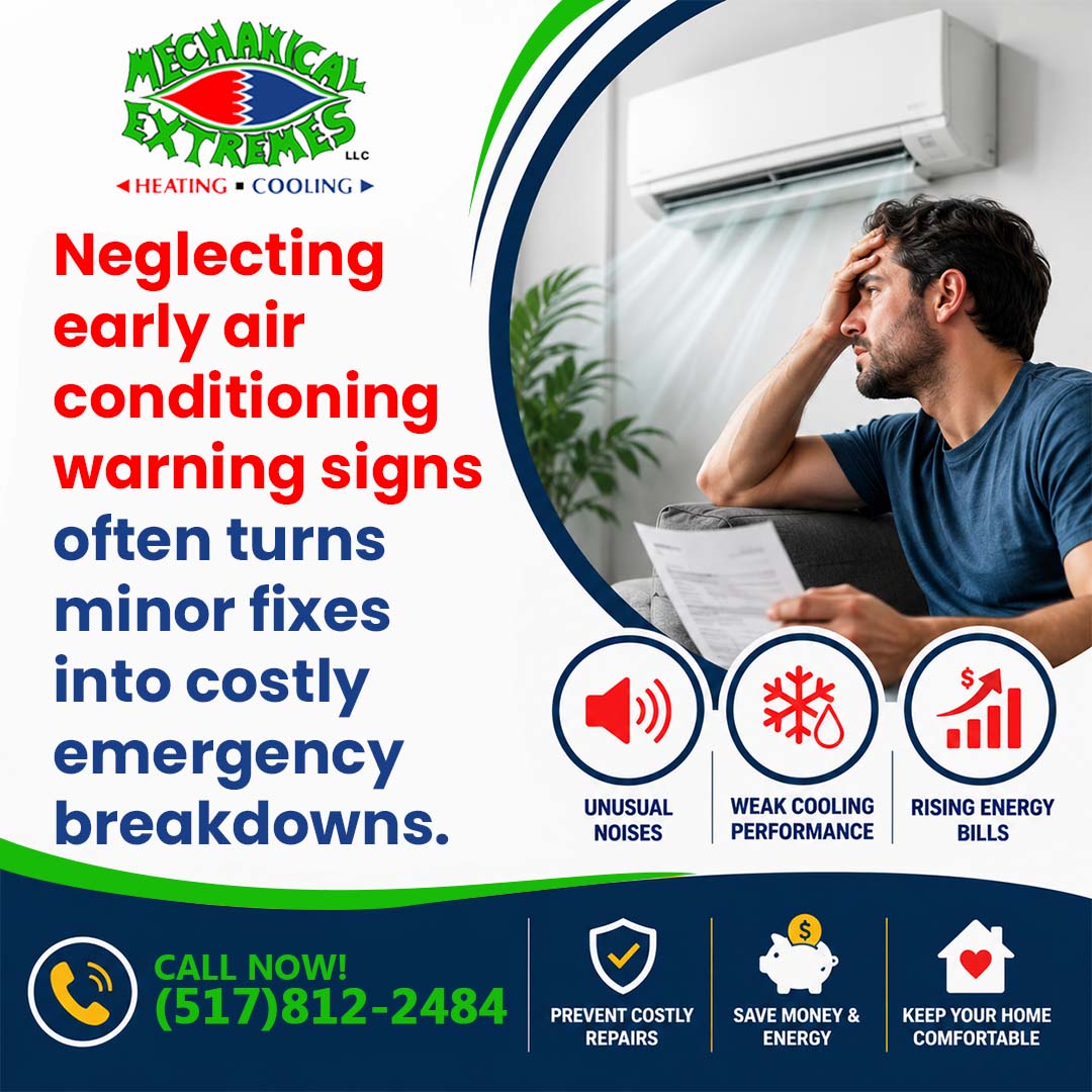 HVAC technician inspecting an air conditioner